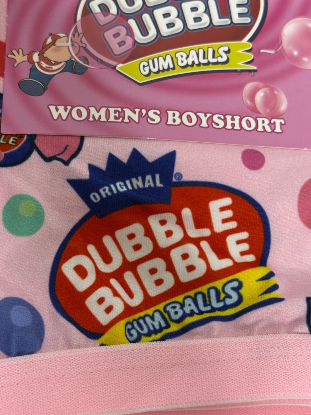 Dubble Bubble Gum Ball Boyshort Lounge Shorts Pink XL NWT - Picture 3 of 6
